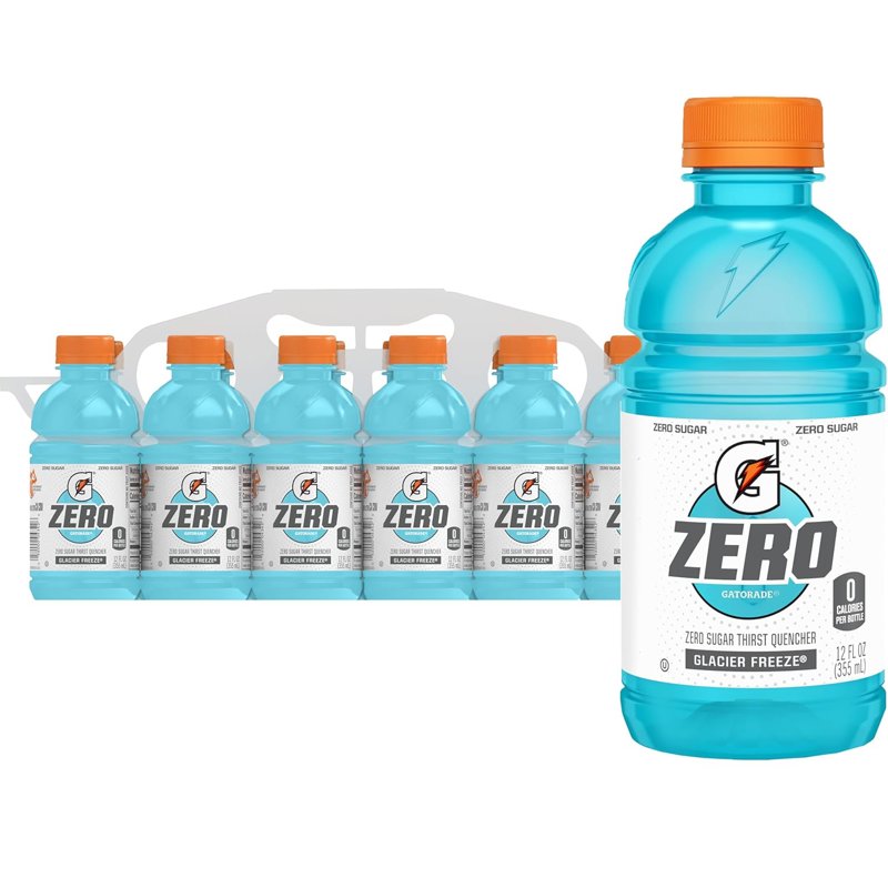12oz Gatorade Thirst Quencher Zero Sugar Sports Drink, Glacier Freeze - $5.98 (14% off) at Amazon.com