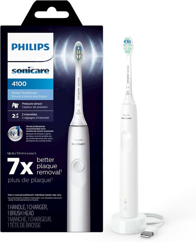 Philips Sonicare 4100 Rechargeable Electric Toothbrush Philips Sonicare 4100 Rechargeable Electric Toothbrush - $33.99 (32% off) at Amazon.com