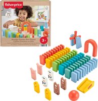72-Piece Fisher-Price Wood Preschool Game Domino Run Playset 72-Piece Fisher-Price Wood Preschool Game Domino Run Playset - $10.00 (28% off) at Amazon.com