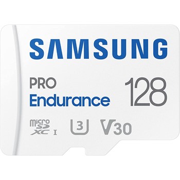 SAMSUNG PRO Endurance 128GB MicroSDXC Memory Card with Adapter
